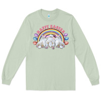Matcha Happy easter bunny tails Long Sleeve Tee - RanaPortraitStore