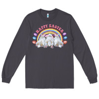 Smoke Happy easter bunny tails Long Sleeve Tee - RanaPortraitStore