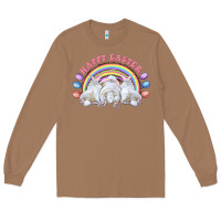 Toasted Coconut Happy easter bunny tails Long Sleeve Tee - RanaPortraitStore