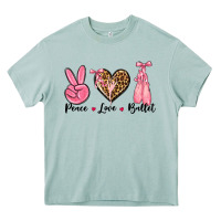 Arona peace love ballet Heavy Core Tee - NancyCooperArtShop