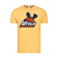 Vintage Mustard utica pioneers vectorized Vintage Tee - linhVisuals