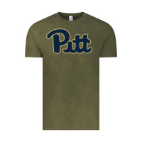 Vintage Olive university of pittsburgh Vintage Tee - linhVisuals