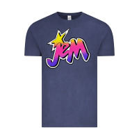 Vintage Denim jem and the holograms musical Vintage Tee - linhVisuals
