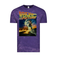 Cloud Purple back to the future vintage Vintage Tee - linhVisuals