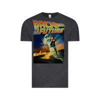 Vintage Black back to the future vintage Vintage Tee - linhVisuals
