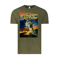 Vintage Olive back to the future vintage Vintage Tee - linhVisuals