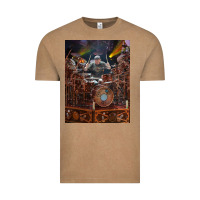 Vintage Coffee Neil Peart cool Vintage Tee - linhVisuals