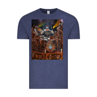 Vintage Denim Neil Peart cool Vintage Tee - linhVisuals