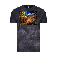 Cloud Black Neil Peart encore Vintage Tee - linhVisuals