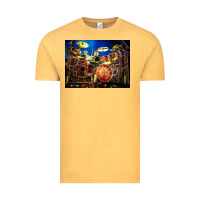 Vintage Mustard Neil Peart encore Vintage Tee - linhVisuals