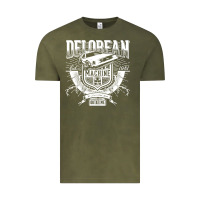 Vintage Olive delorean machine Vintage Tee - linhVisuals