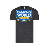 Vintage Black camping world, games Vintage Tee - linhVisuals