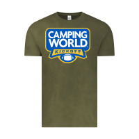 Vintage Olive camping world, games Vintage Tee - linhVisuals