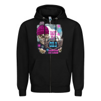 Black skeleton baby it's cold outside Zipper Hoodie - FaDigitalArtStudio