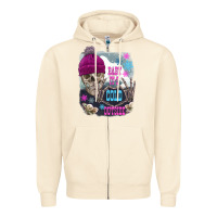 Sandshell skeleton baby it's cold outside Zipper Hoodie - FaDigitalArtStudio