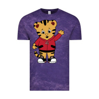 Cloud Purple daniel tigers neighborhood Vintage Tee - linhVisuals