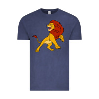 Vintage Denim mufasa the lion king Vintage Tee - linhVisuals