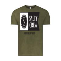 Vintage Olive salty crew Vintage Tee - linhVisuals