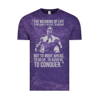 Cloud Purple schwarzenegger arnie Vintage Tee - linhVisuals