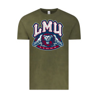 Vintage Olive lmu education Vintage Tee - linhVisuals