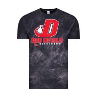 Cloud Black red de dickinson college vectorized Vintage Tee - linhVisuals