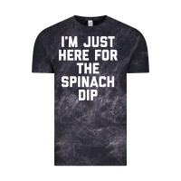 Cloud Black foodie appetizer i'm just here for the spinach dip premium t shirt Vintage Tee - linhVisuals