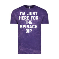 Cloud Purple foodie appetizer i'm just here for the spinach dip premium t shirt Vintage Tee - linhVisuals