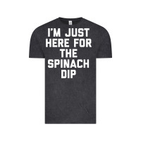 Vintage Black foodie appetizer i'm just here for the spinach dip premium t shirt Vintage Tee - linhVisuals