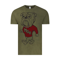 Vintage Olive mississipp state shirt Vintage Tee - linhVisuals
