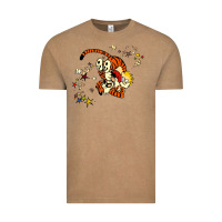 Vintage Coffee calvin Vintage Tee - linhVisuals