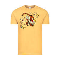 Vintage Mustard calvin Vintage Tee - linhVisuals