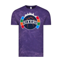 Cloud Purple sixers basketball Vintage Tee - linhVisuals
