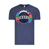 Vintage Denim sixers basketball Vintage Tee - linhVisuals