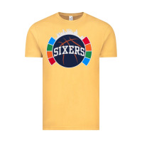 Vintage Mustard sixers basketball Vintage Tee - linhVisuals