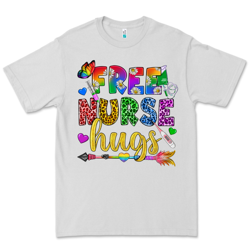 Free Nurse Hugs Pride Lgbtq+ Premium Tee by BundleAndBundleShop | Teevron