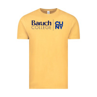 Vintage Mustard baruch college vectorized Vintage Tee - linhVisuals