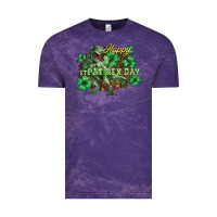 Cloud Purple s day t rex Vintage Tee - NancyCooperArtShop