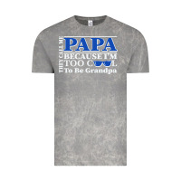Cloud Rock they call me papa because i'm too cool to be grandpa Vintage Tee - linhVisuals