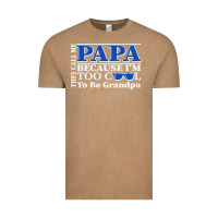 Vintage Coffee they call me papa because i'm too cool to be grandpa Vintage Tee - linhVisuals
