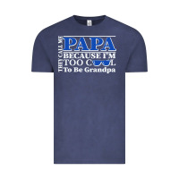 Vintage Denim they call me papa because i'm too cool to be grandpa Vintage Tee - linhVisuals