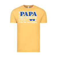Vintage Mustard they call me papa because i'm too cool to be grandpa Vintage Tee - linhVisuals