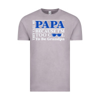 Vintage Zinc they call me papa because i'm too cool to be grandpa Vintage Tee - linhVisuals