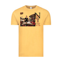 Vintage Mustard neil peart r.i.p Vintage Tee - linhVisuals
