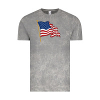 Cloud Rock American flag Vintage Tee - linhVisuals