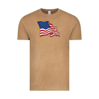 Vintage Camel American flag Vintage Tee - linhVisuals