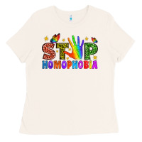 Bone Western Stop Homophobia Ladies Tee - BundleAndBundleShop