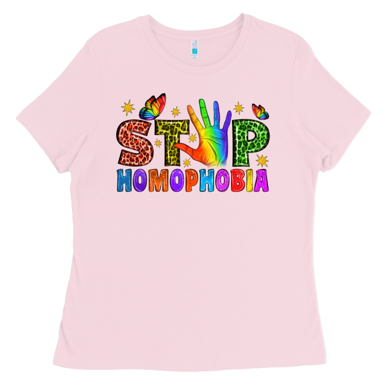 Western Stop Homophobia Ladies Tee by BundleAndBundleShop | Teevron