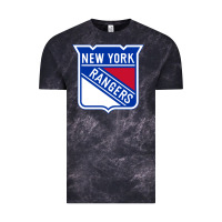 Cloud Black Ny rangers Vintage Tee - linhVisuals