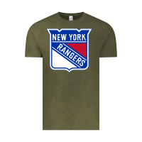 Vintage Olive Ny rangers Vintage Tee - linhVisuals