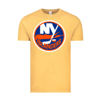 Vintage Mustard Ny islanders Vintage Tee - linhVisuals